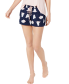 Jenni by Jennifer Moore Women Printed Cotton Boxer Pajama Shorts Fancy Cats