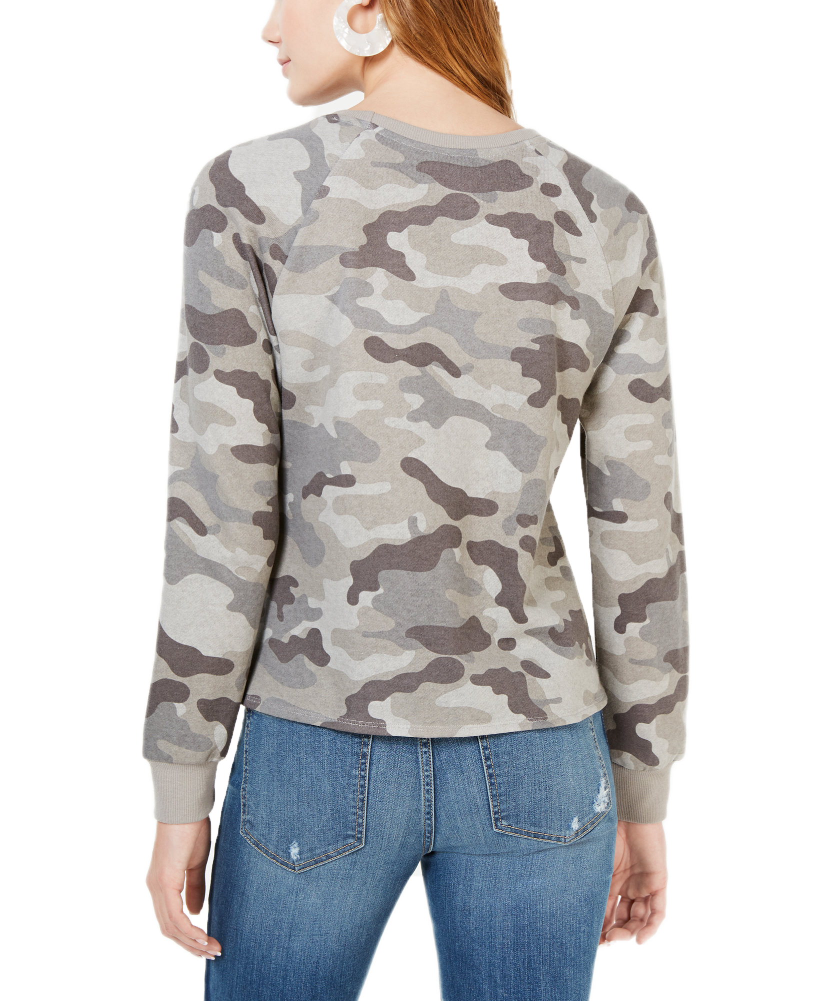 Rebellious One Blessed Tie Front Sweatshirt