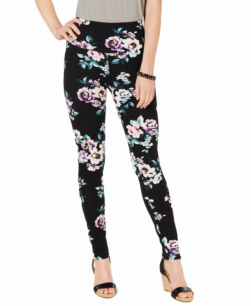 INC International Concepts Women Shaping Printed Leggings Love Bunches