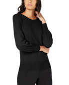 Alfani Women Bishop Sleeve Sweater Deep Black
