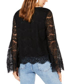 Ultra Flirt Lace Bell Sleeve Top