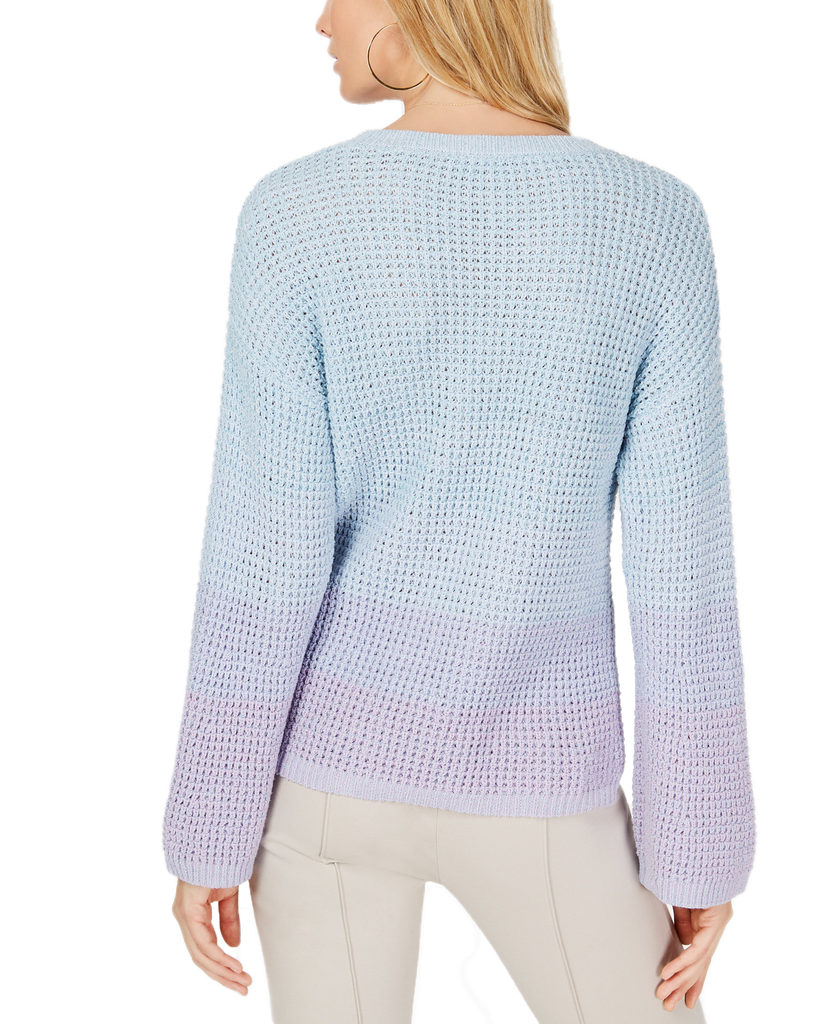 INC International Concepts Women Dip Dye Bell Sleeve Sweater
