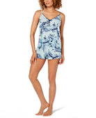 Linea Donatella Women Cedella Paisely Print Pajama Set Mint