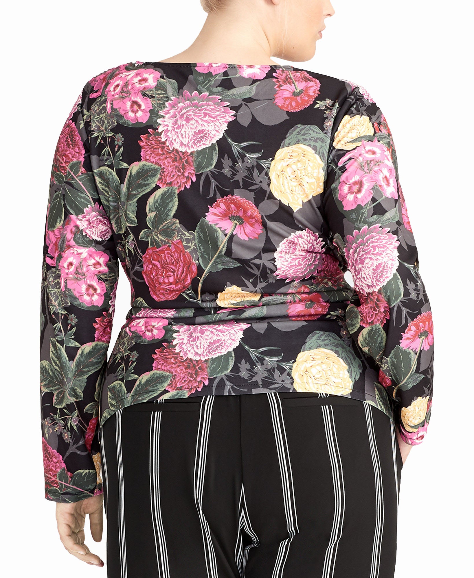RACHEL Rachel Roy Women Plus Trendy Ginger Front Tie Top