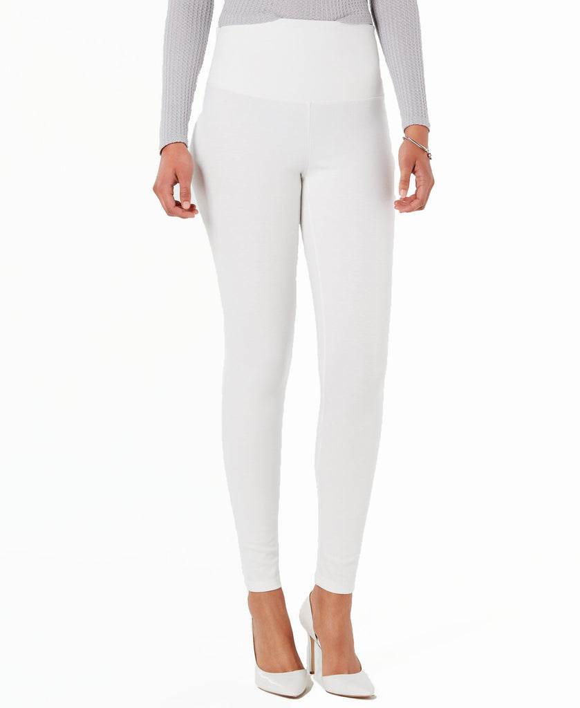 INC International Concepts Women Fashion Shaping Leggings White