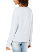 Hippie Rose V Neck Waffle Knit Top