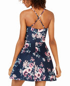 Speechless Printed Crisscross Fit & Flare Dress