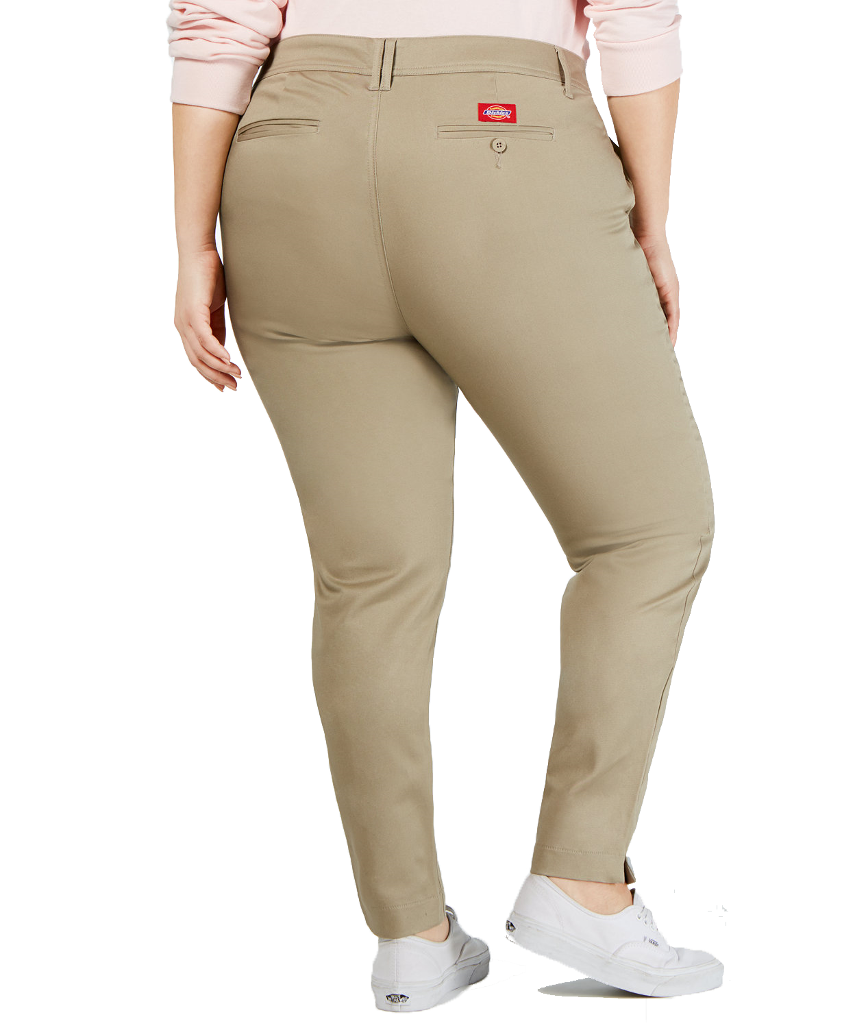 Dickies Women Plus Trendy Skinny Ankle Pants