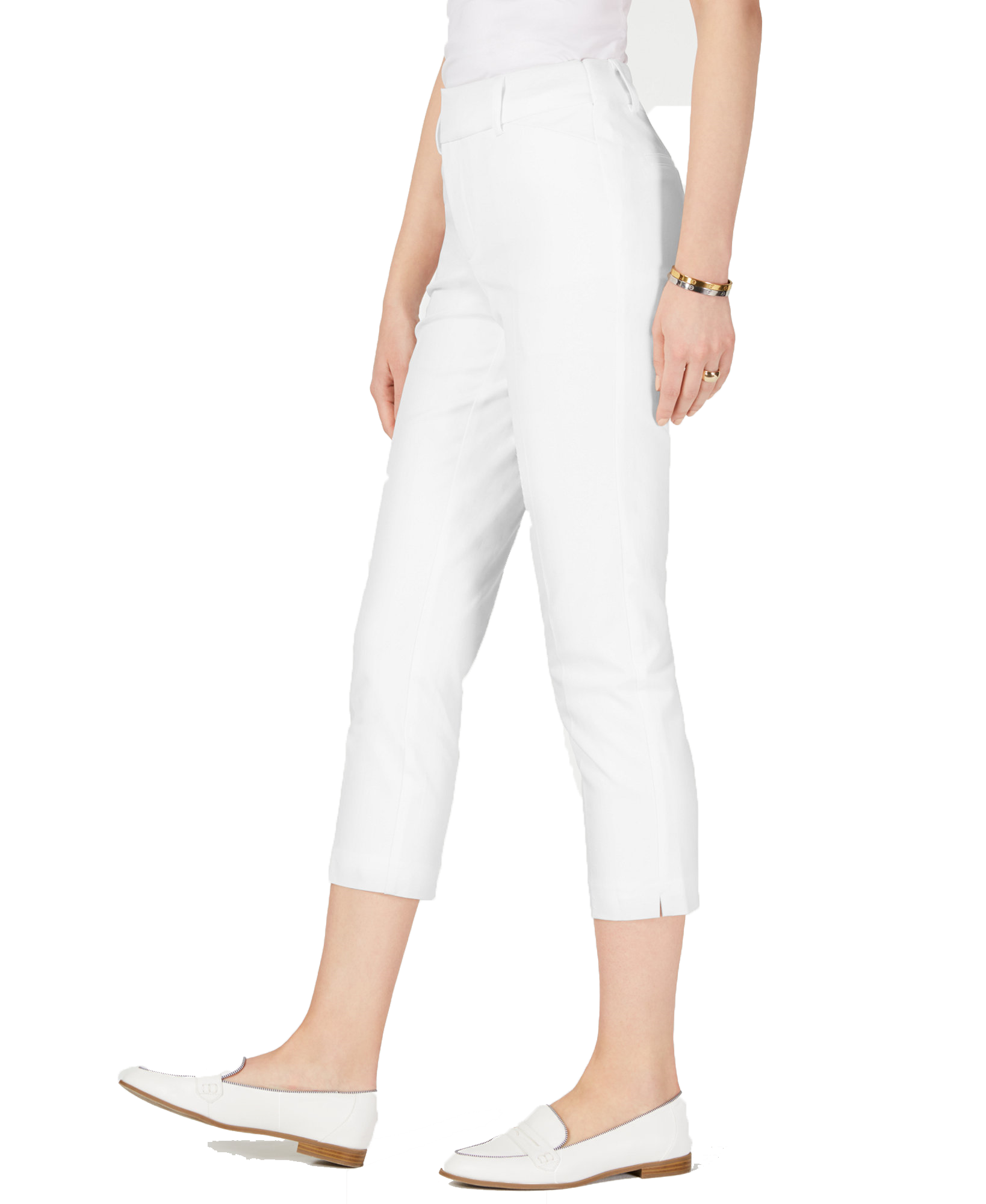 Charter Club Women Petite Newport Tummy Control Cropped Pants