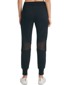 DKNY Women Sport Mesh Trimmed Cropped Joggers