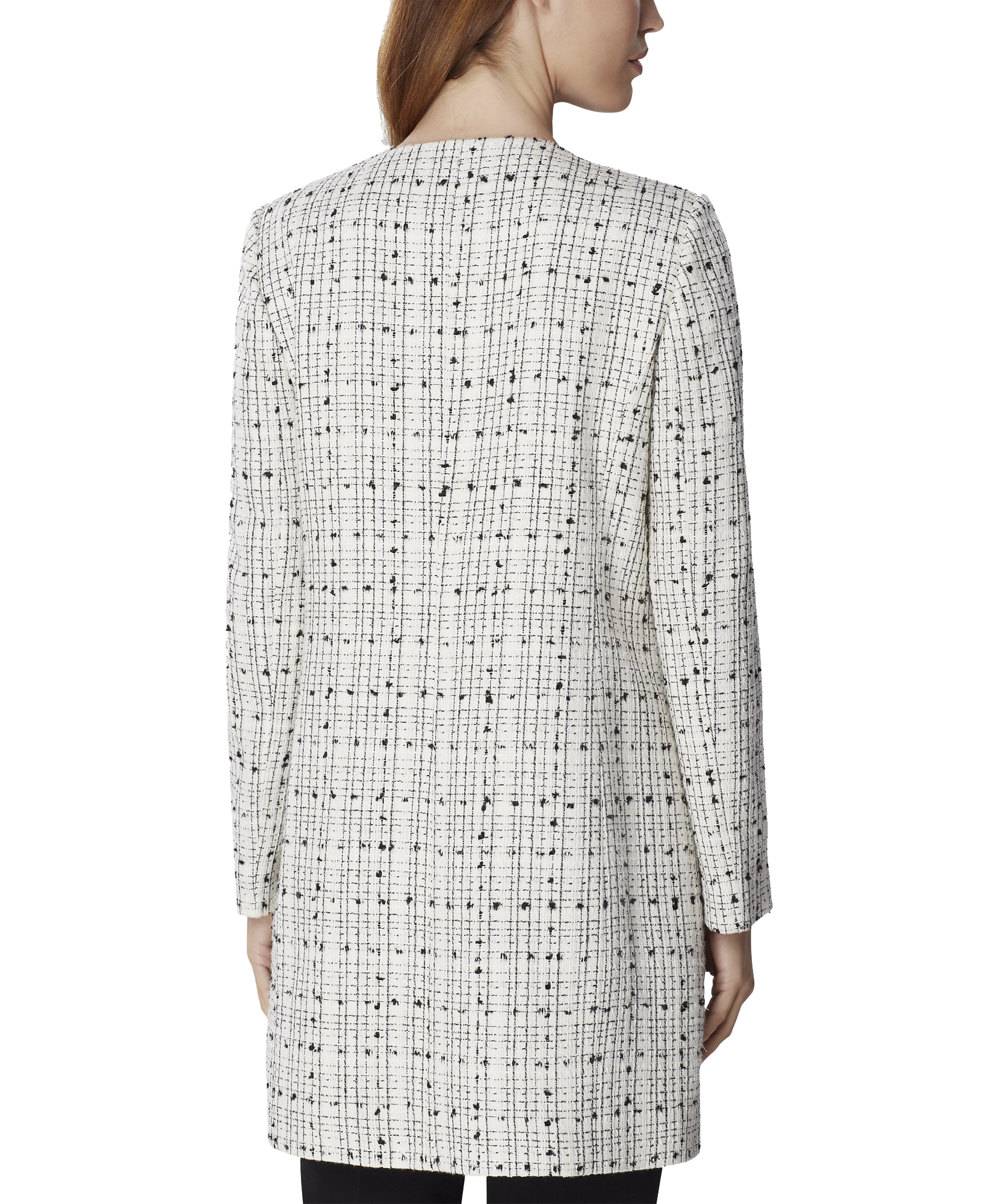 Tahari ASL Women Petite Fringe Trim Topper Jacket
