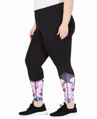 Ideology Women Plus Floral Ankle Leggings