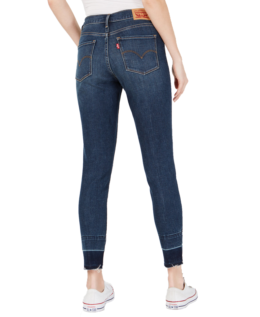 Levis Women 311 Ripped Skinny Ankle Jeans