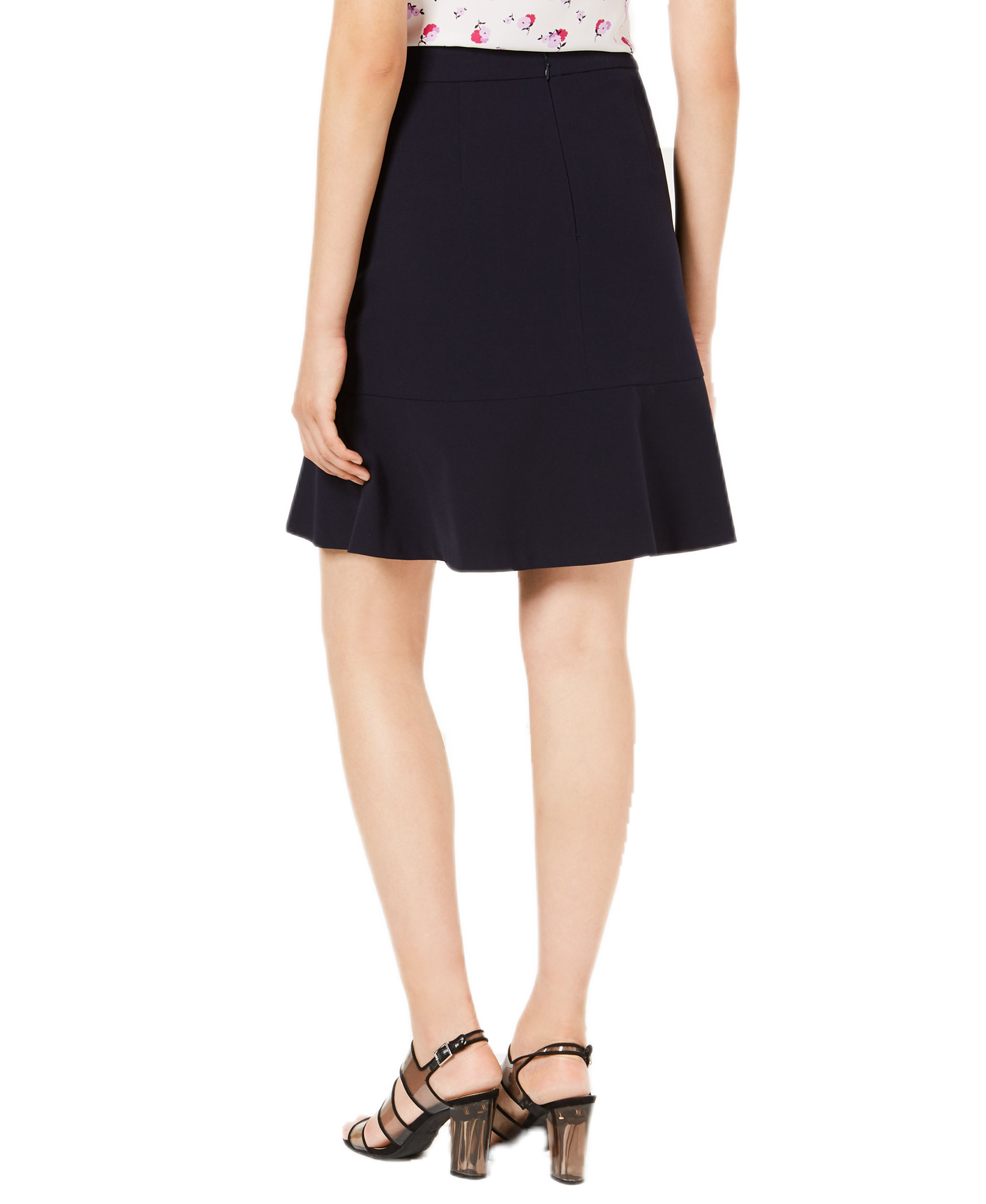 Bar III Women Bi Stretch Ruffle Skirt