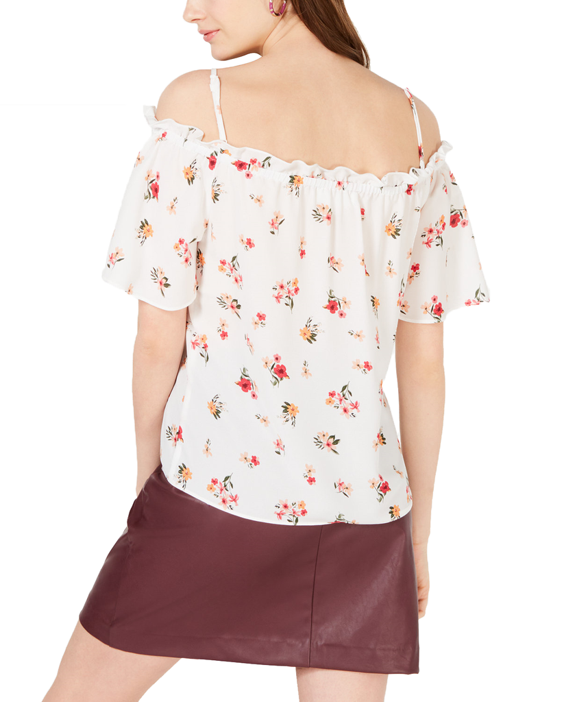 Hippie Rose Women Printed Off The Shoulder Top