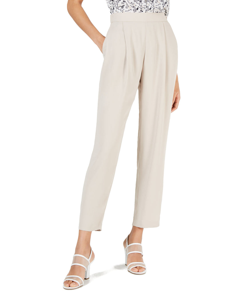 Bar III Women Crepe Soft Pants Stone