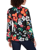 Thalia Sodi Women Tropical Print Surplice Blouse