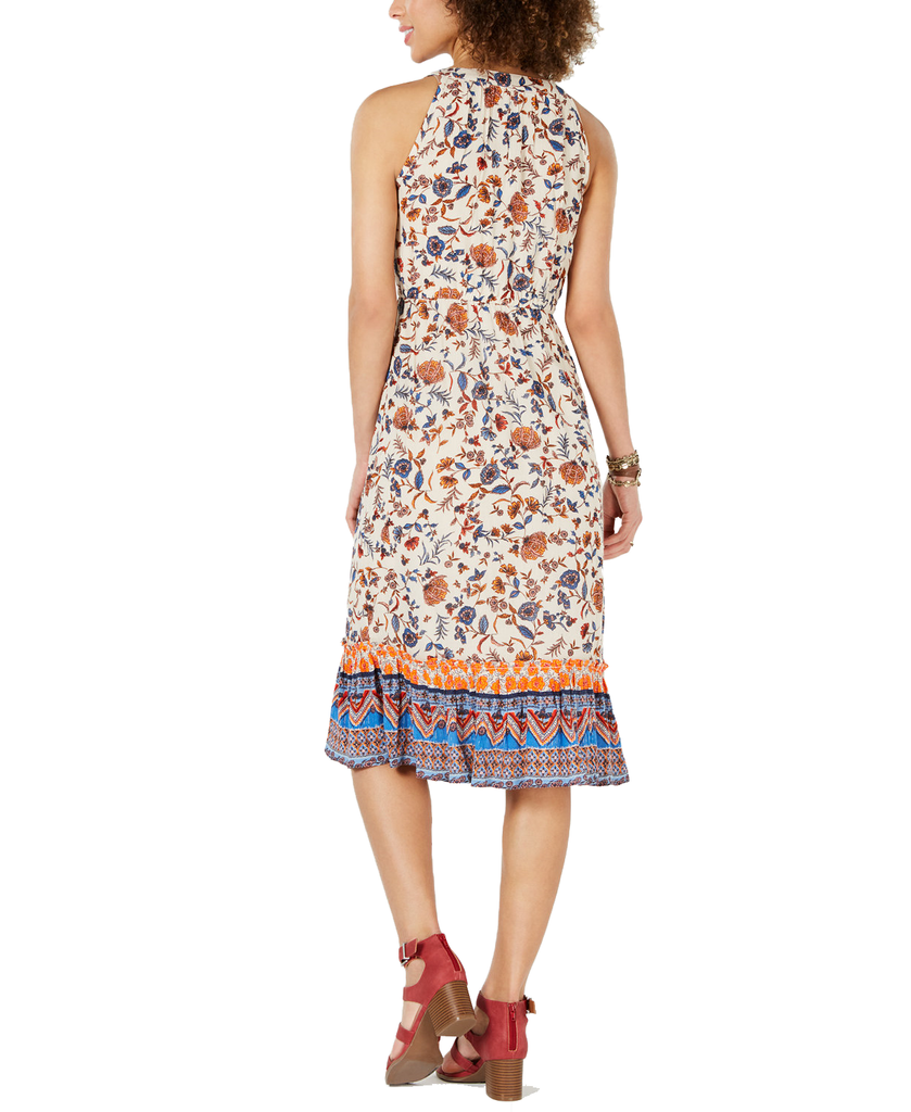 Style & Co Women Paisley Flower Midi Dress