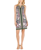 INC International Concepts Women Petite Printed Halter Dress Love Paisley