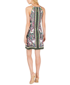INC International Concepts Women Petite Printed Halter Dress