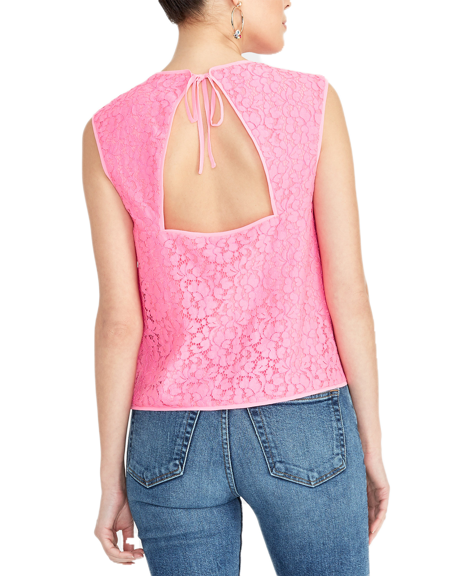 RACHEL Rachel Roy Women Addie Sleeveless Lace Top