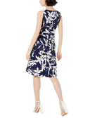 Taylor Women Button Front Fit & Flare Dress