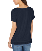 Style & Co Women Ruffled Hem Top