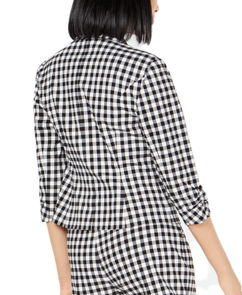 INC International Concepts Women Gingham Jacket