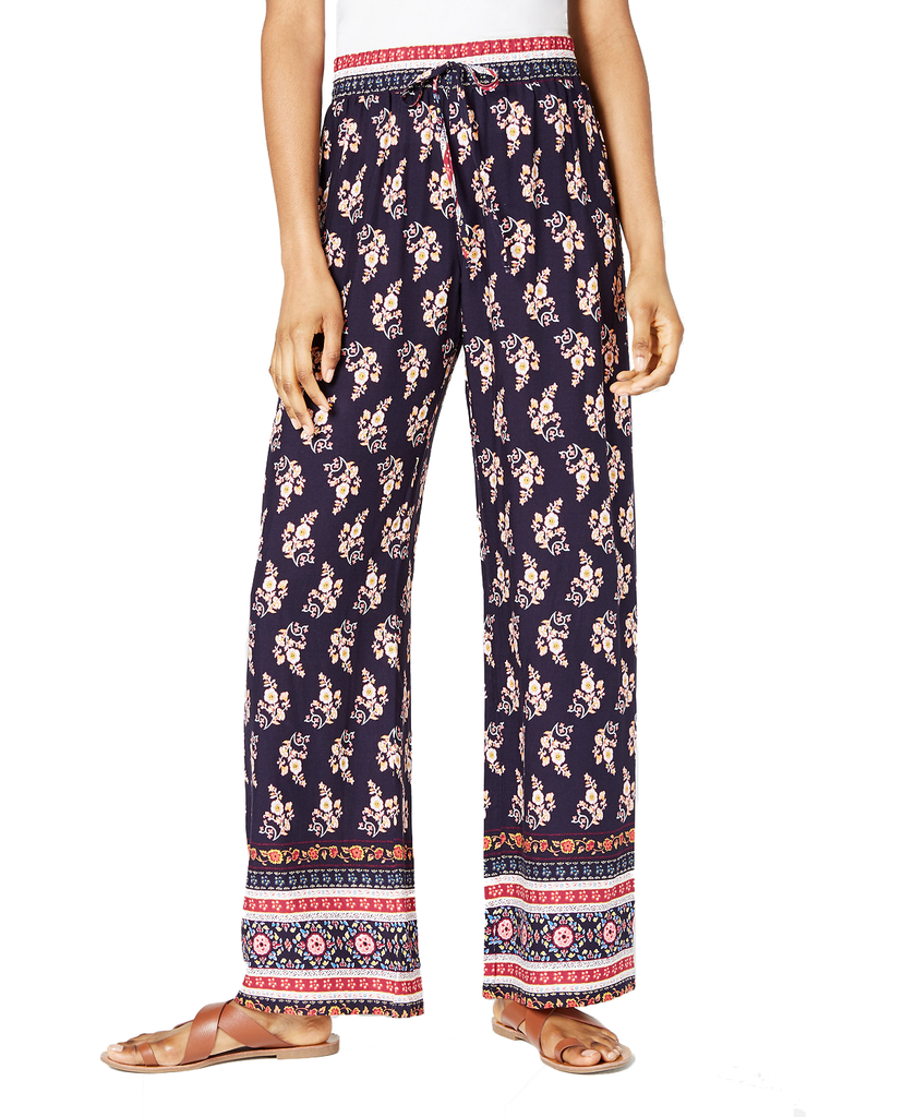 Be Bop Women Printed Soft Pants Floral