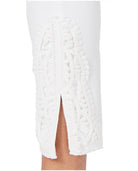 Style & Co Women Petite Crochet Trim Skinny Jeans