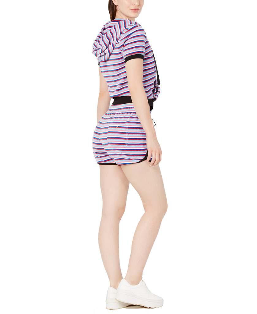 Juicy Couture Women Striped Dolphin Shorts