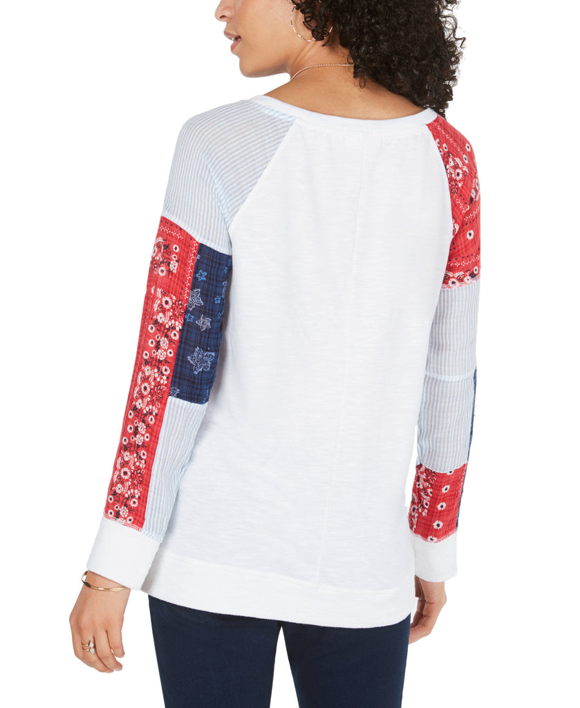 Style-&-Co-Women-Patchwork-Sweatshirt