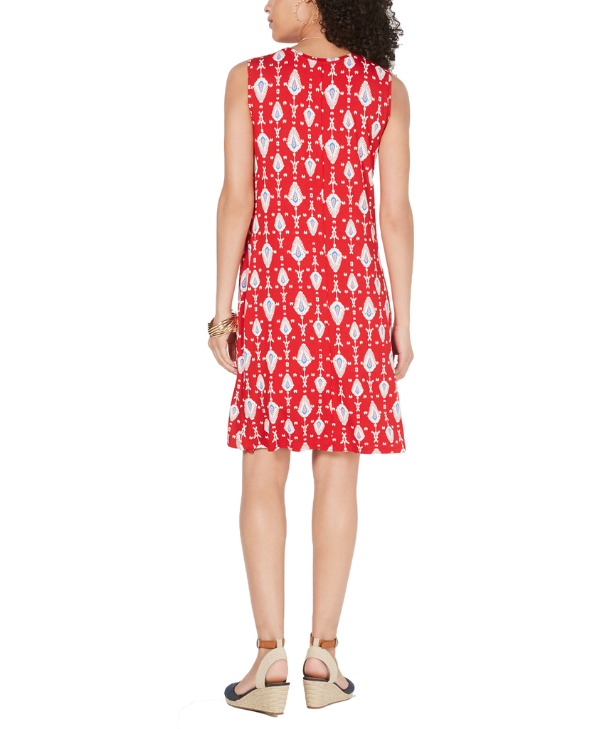 Style & Co Women Petite Printed Swing Dress