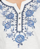 Style & Co Women Cotton Embroidered Top