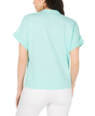 Charter Club Women Linen Tie Front Shirt