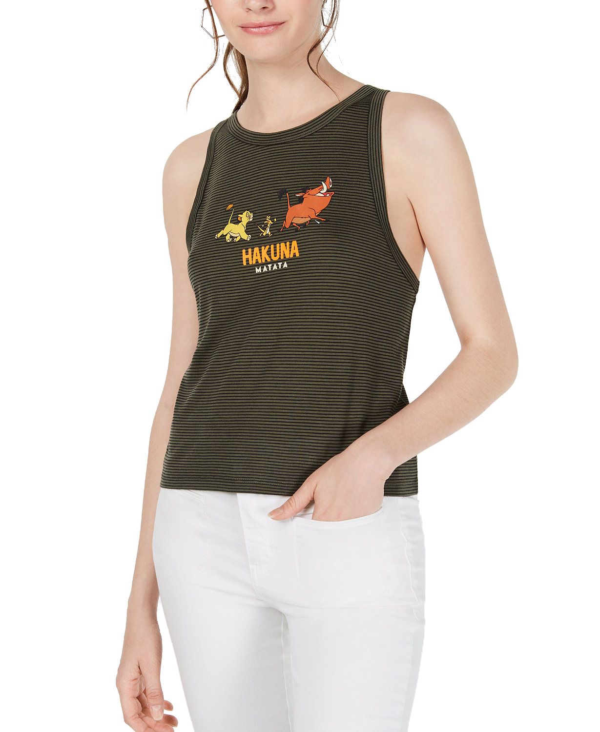 Freeze-Women-Disney-Lion-King-Tank-Top-Olive