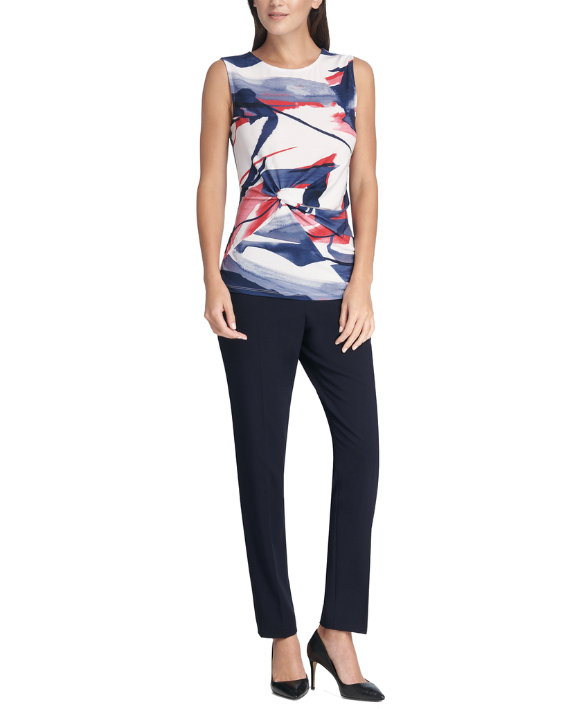 DKNY Women Twisted Front Top