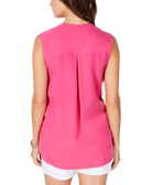 Style & Co Women Petite Cinched Side Sleeveless Top