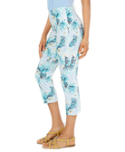 Charter Club Women Tummy Control Printed Capris