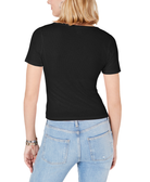 Planet Gold Women V Neck Henley Top
