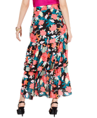 Thalia Sodi Women Printed Wrapped Ruffle Skirt