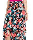 Thalia Sodi Women Printed Wrapped Ruffle Skirt