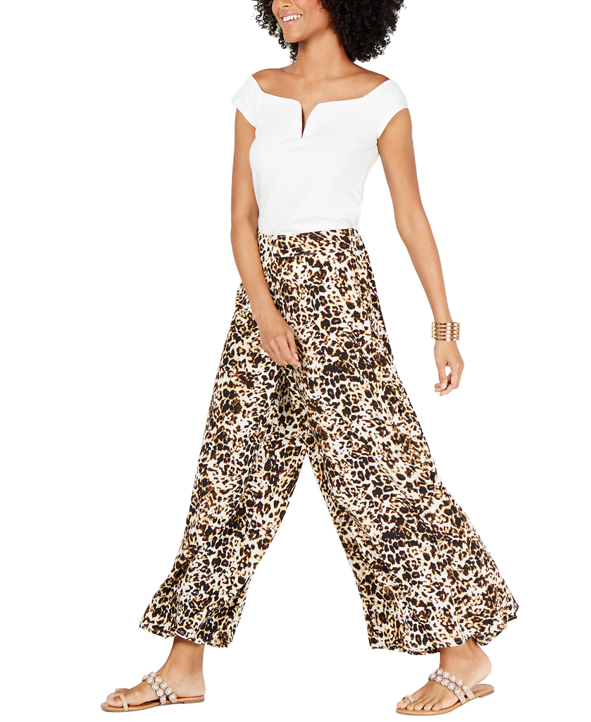 Thalia Sodi Women Printed Wide Leg Pants