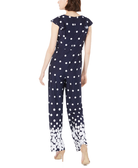 NY Collection Women Petite Flutter Sleeve Jumpsuit