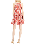 Vince Camuto Women Halter Neck Fit Flare Dress