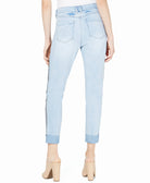 Rewash Women Ripped Herringbone Contrast Skinny Jeans