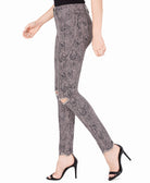 Rewash Women Stevie Ripped Printed Skinny Jeans