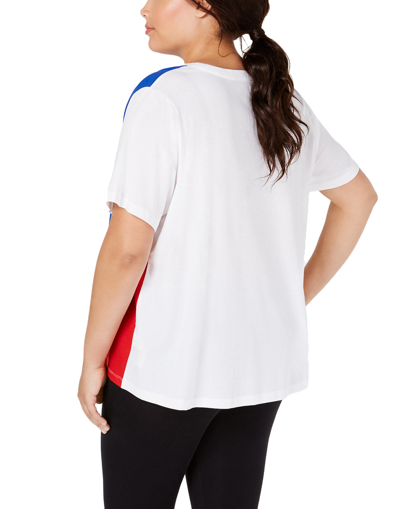 Tommy Hilfiger Sport Women Plus Colorblocked T Shirt