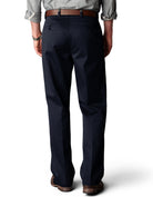 Dockers Men Signature Lux Cotton Straight Fit Stretch Khaki Pants