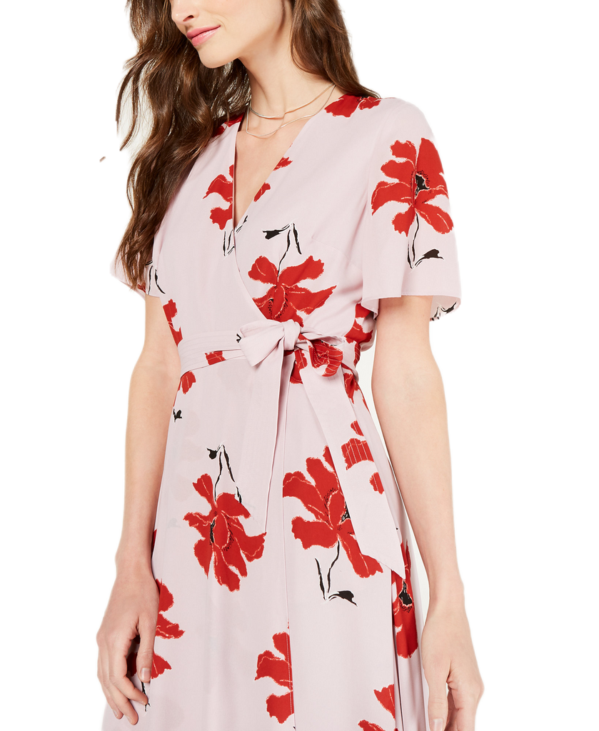 Alfani Women Petite Printed Wrap Dress